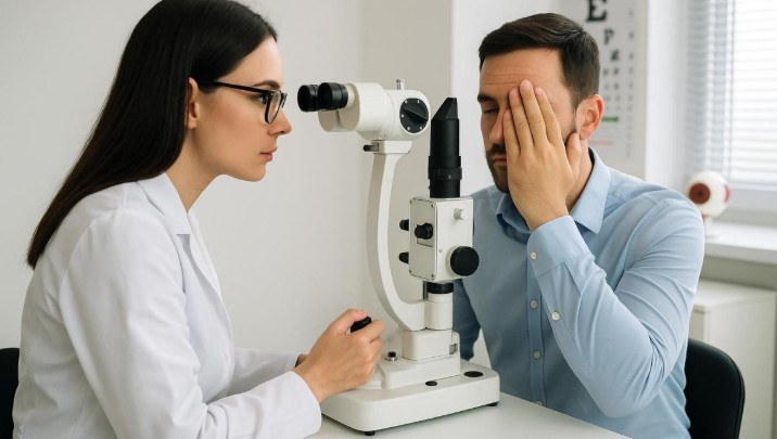 Ruang kerja dengan pencahayaan yang baik